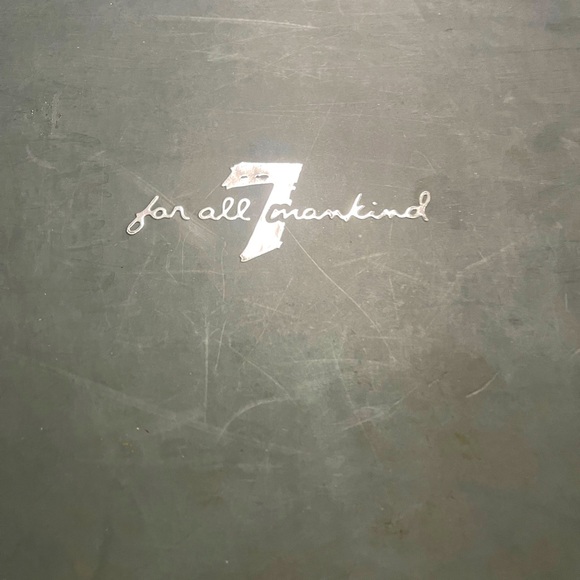 7 for all mankind leather wedge shoes, great leather and in amazing condition. - Picture 10 of 10